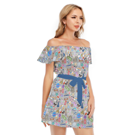 EC Around The World Experience - Women's Off-shoulder Ruffle Dress