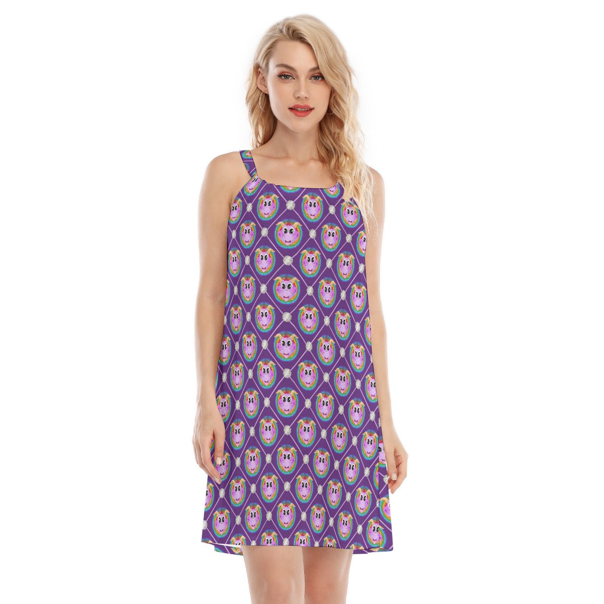 Geometric Figment - Women’s Adjustable Sundress
