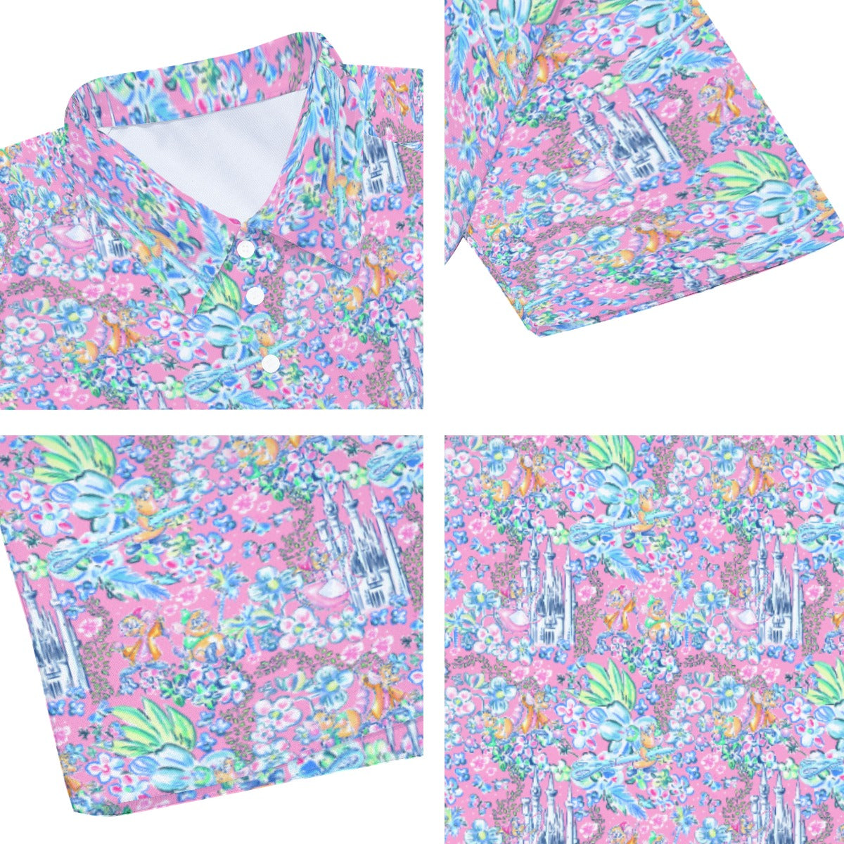 Bright Tropical Dreams - Enchanted Squeaky Helpers - Men's Polo Shirt