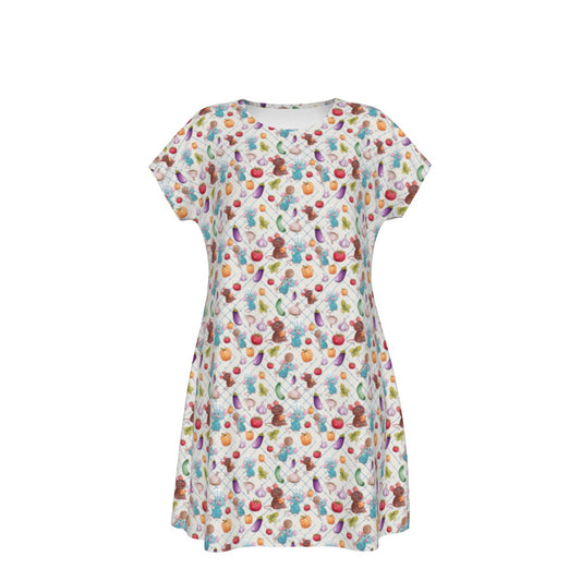 Ratatouille Veggies - Women's T-Shirt Dress