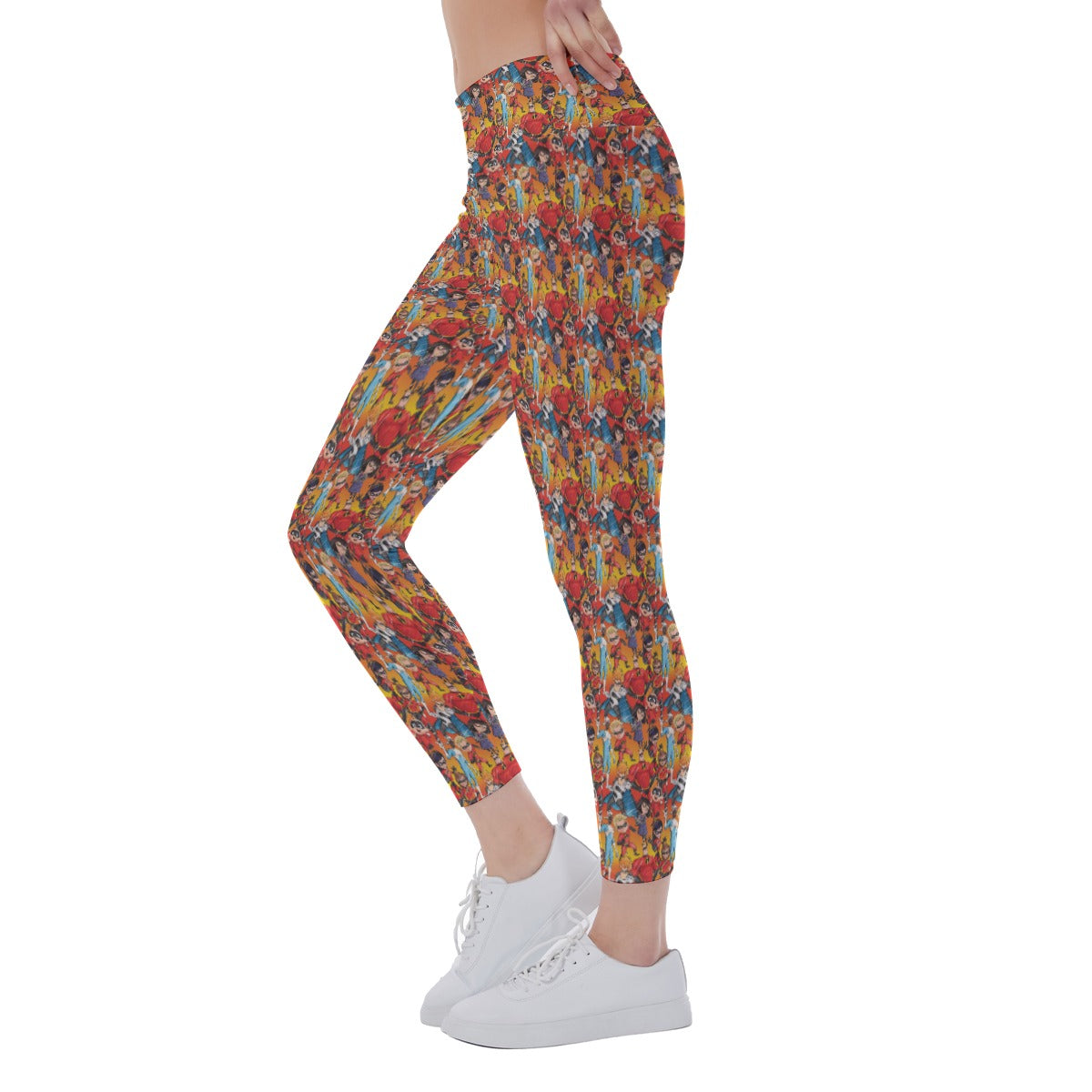 Super Squad Sketched - Women's Yoga Leggings