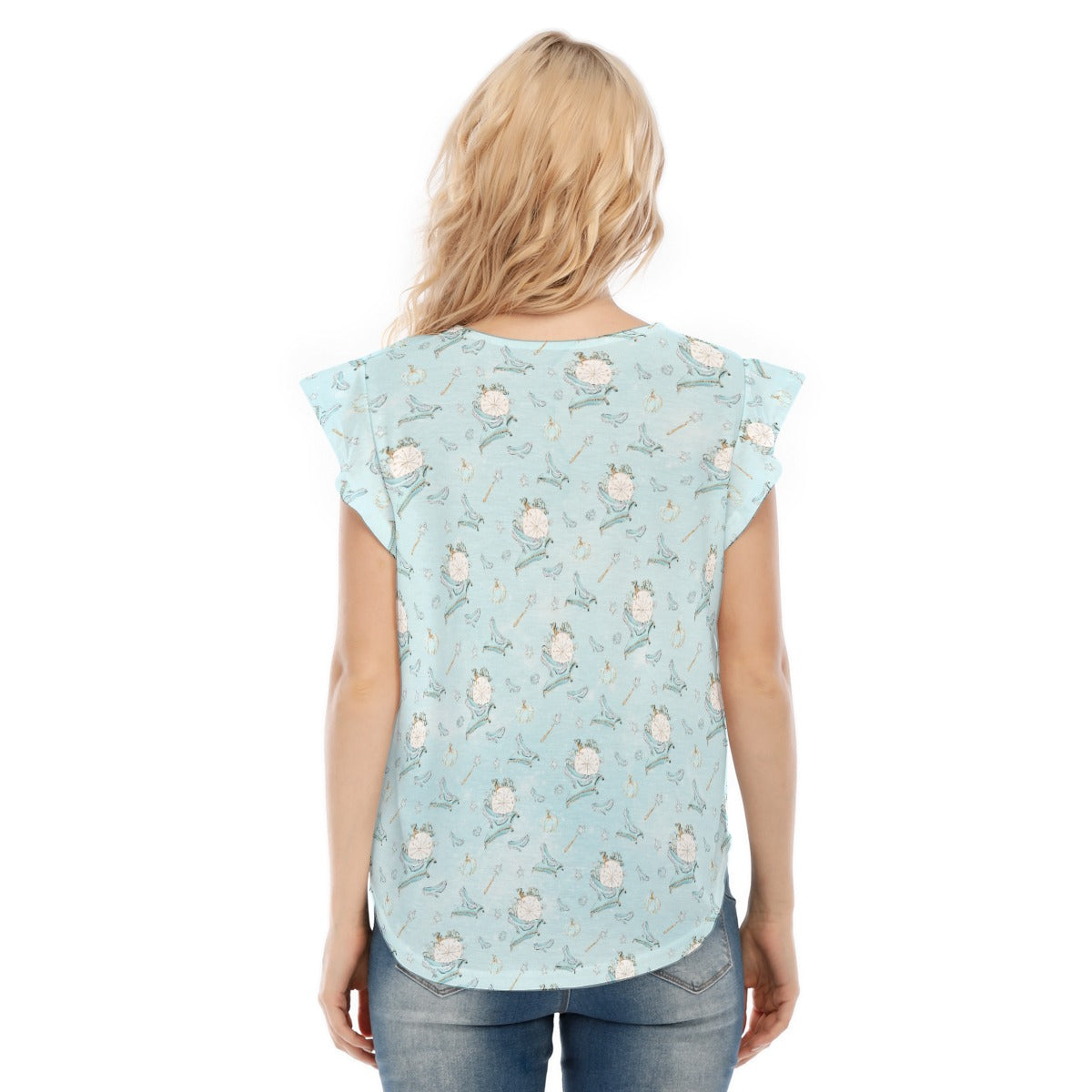 Enchanted Glass Slipper - Women’s Flutter Sleeve Top