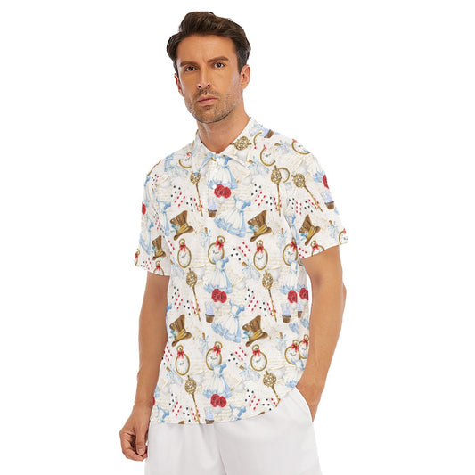 Curious Wonderland Icons - Men's Polo Shirt