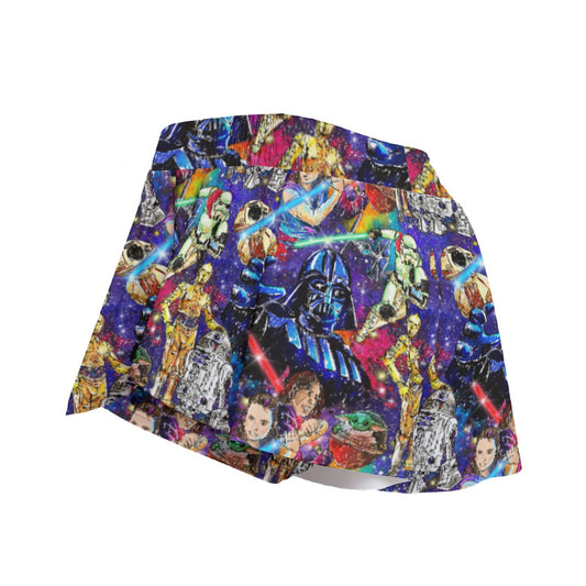 Galaxy Saga - Women's Flowy Pocket Shorts
