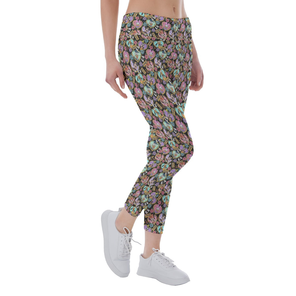 Tattoo Hearts Classic Crewends - Women's Yoga Leggings
