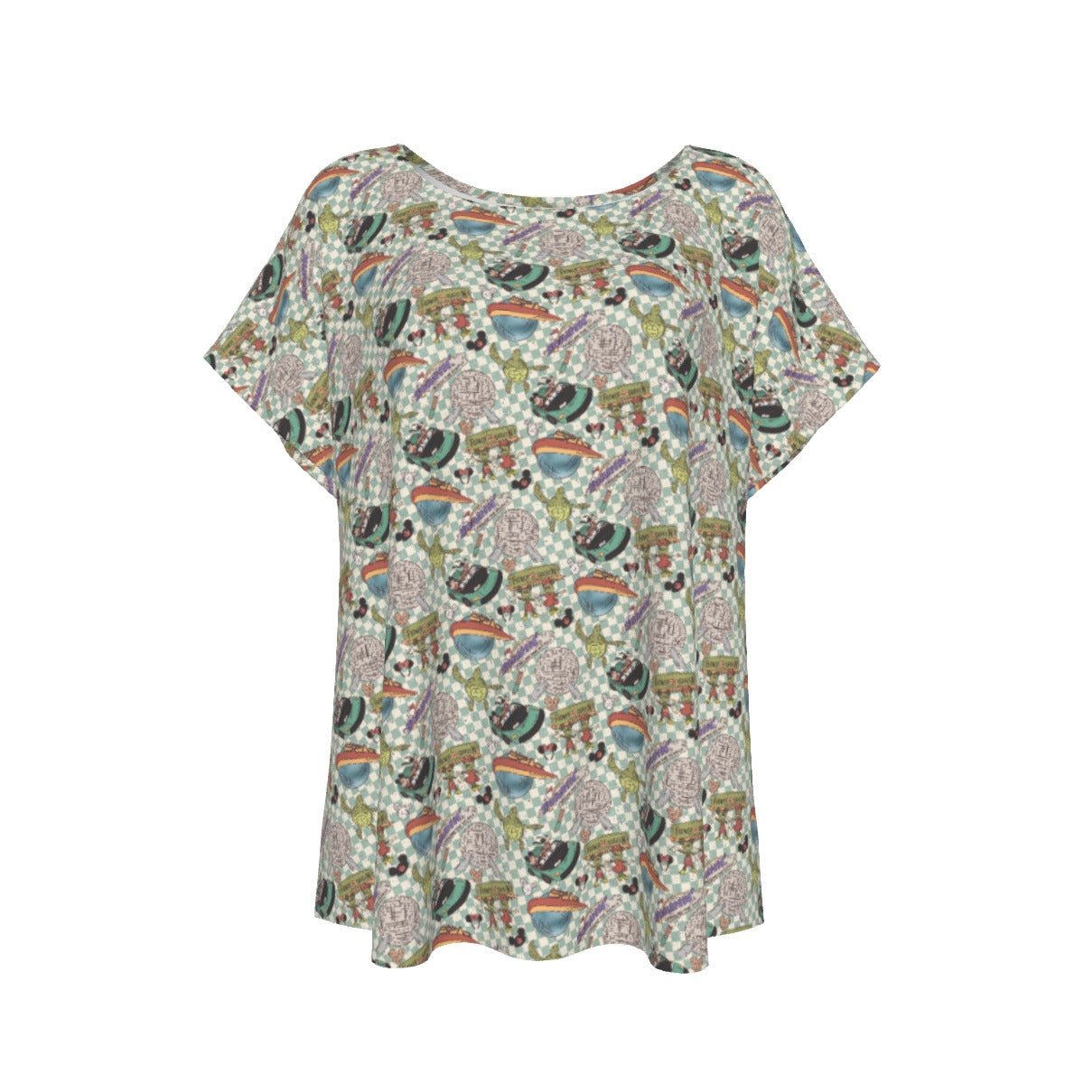 Hand Drawn EC - Women’s Relaxed Fit Scoop Tee
