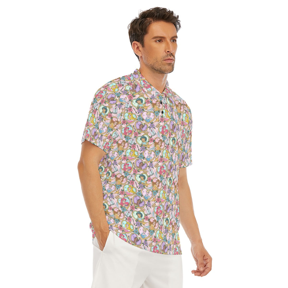Tattoo Hearts Royal Icons - Men's Polo Shirt