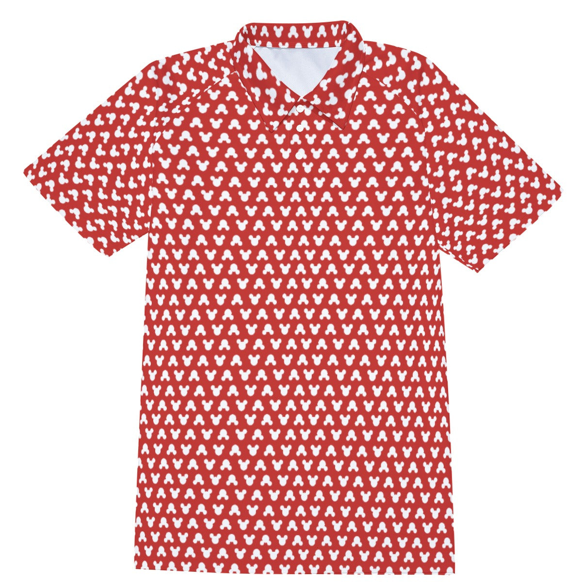 Playful Polka Dot Ears - Men's Polo Shirt