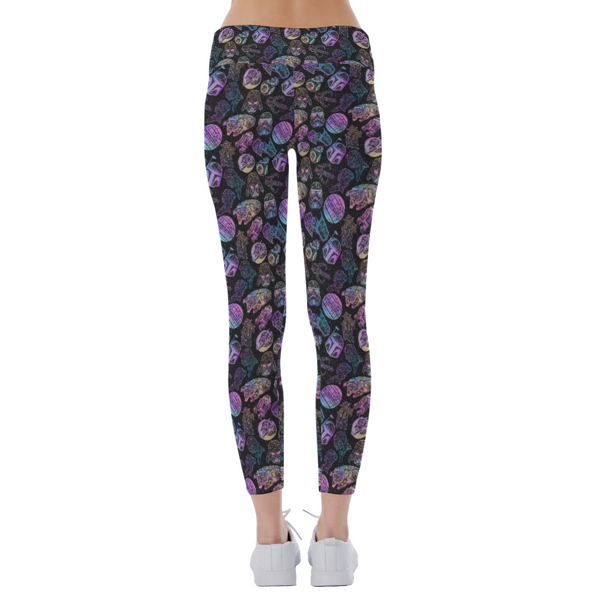 Watercolor Galactic Mandalas - Women's Yoga Leggings