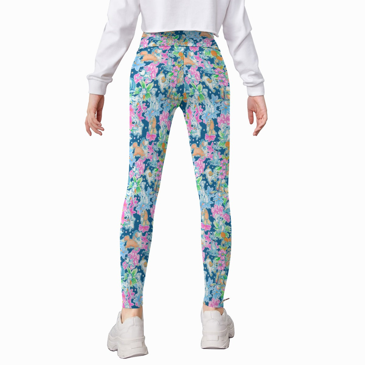 Tropical Paws & Petals - Beloved Dogs - Kid's Leggings
