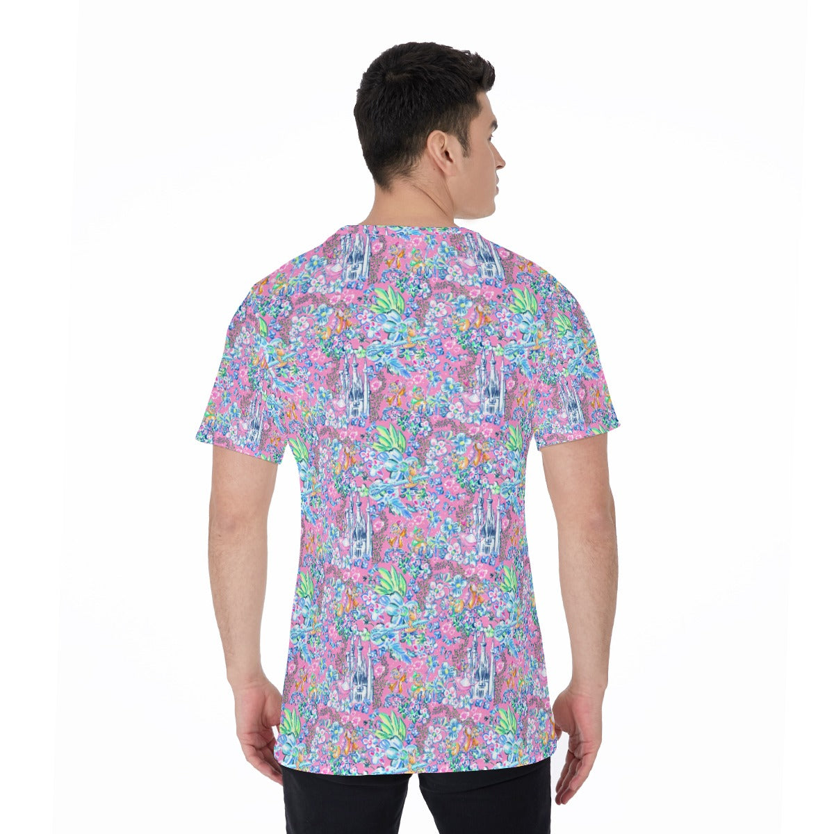 Bright Tropical Dreams - Enchanted Squeaky Helpers - Men's Short Sleeve T-Shirt