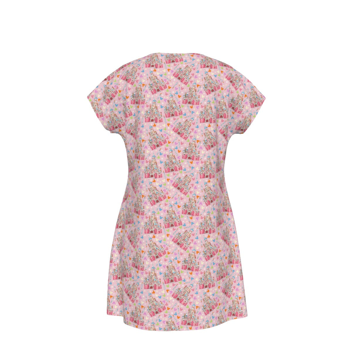 25th Birthday Cake Castle - Women's T-Shirt Dress