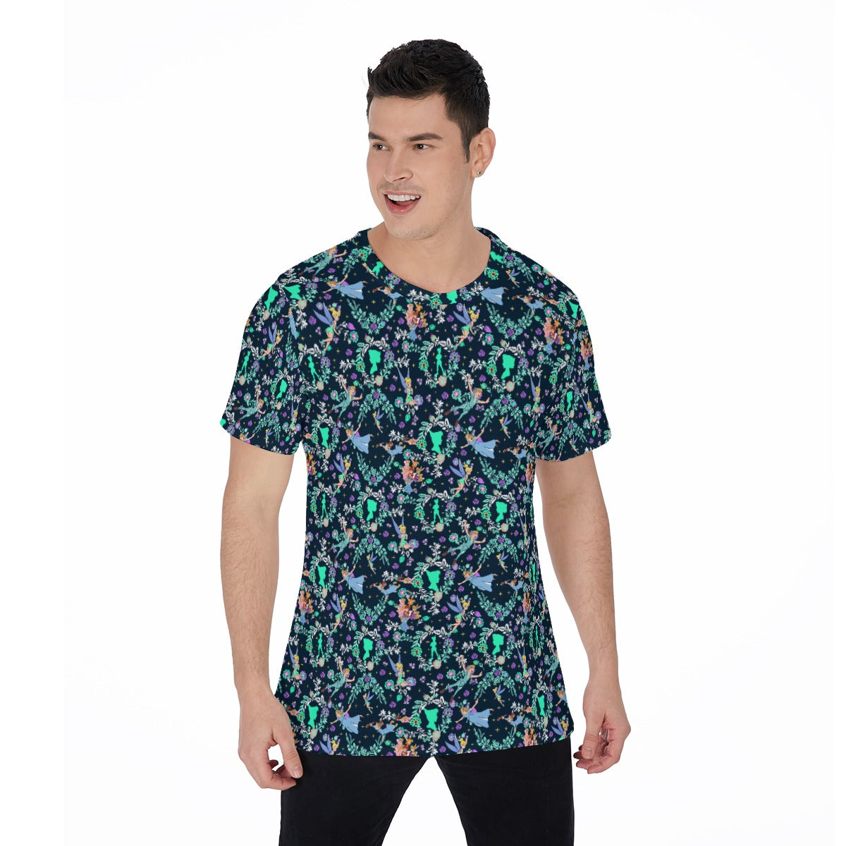 Garden Whimsy - Neverland Flight - Men's Short Sleeve T-Shirt