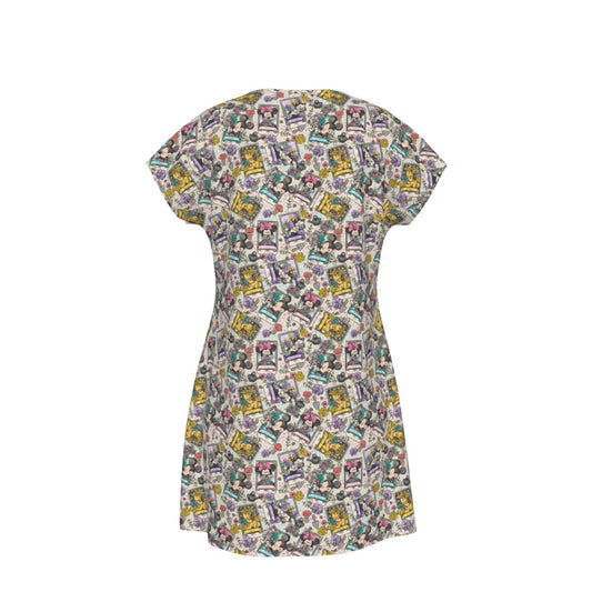 Garden Helpers Seed Packets - Women's T-Shirt Dress