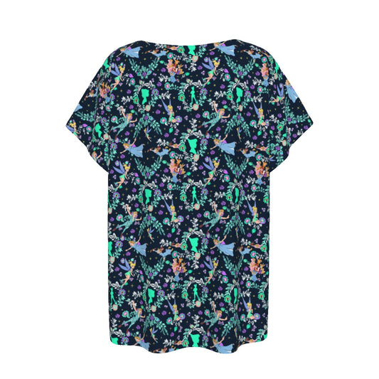 Garden Whimsy - Neverland Flight - Women’s Relaxed Fit Scoop Tee