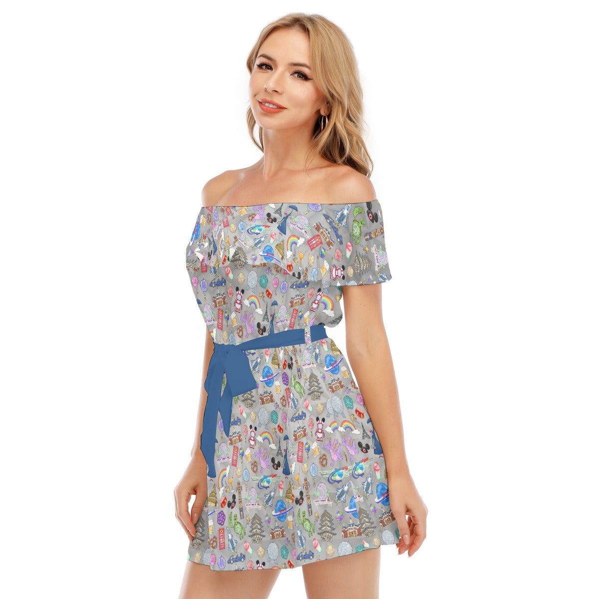 EC Around The World Experience - Women's Off-shoulder Ruffle Dress