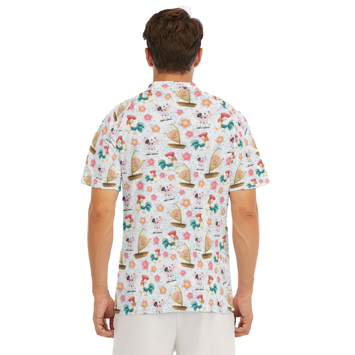 Island Pig & Rooster Duo - Men's Polo Shirt