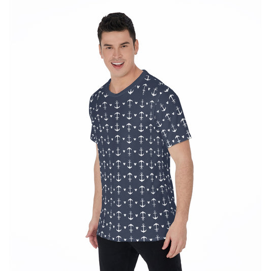 Anchors & Mouse Ears - Men's Short Sleeve T-Shirt