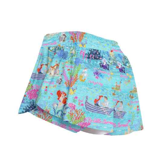 Ocean Wonderland Dreams - Women's Flowy Pocket Shorts