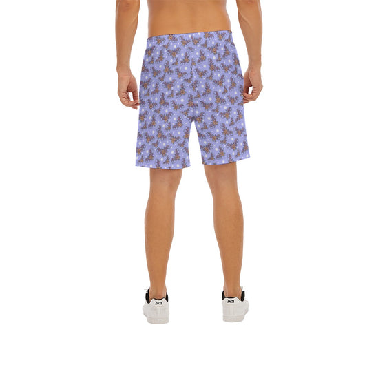 Blooming Bats - Men’s Pocket Beach Shorts