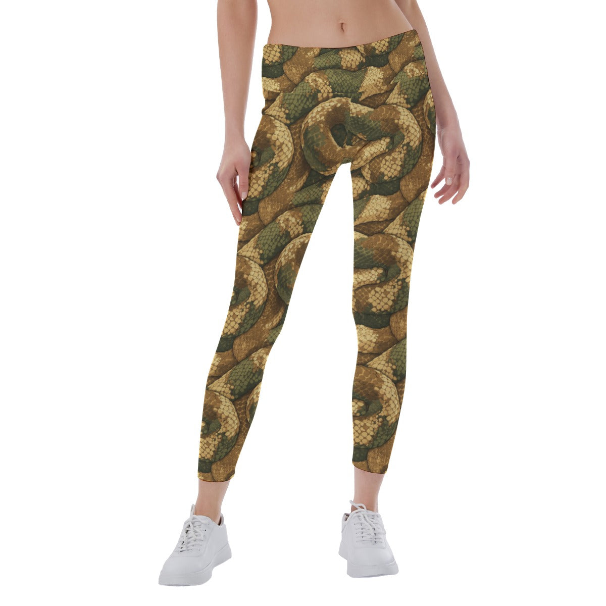 Animal Print - Snake - Women's Yoga Leggings