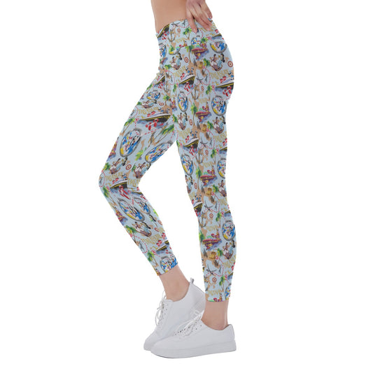 Treasure Voyage Cruise - Women's Yoga Leggings