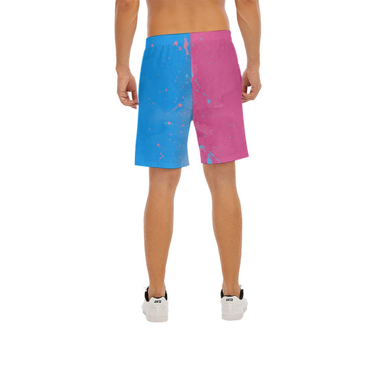 Pink or Blue Fairytale Dress - Men’s Pocket Beach Shorts