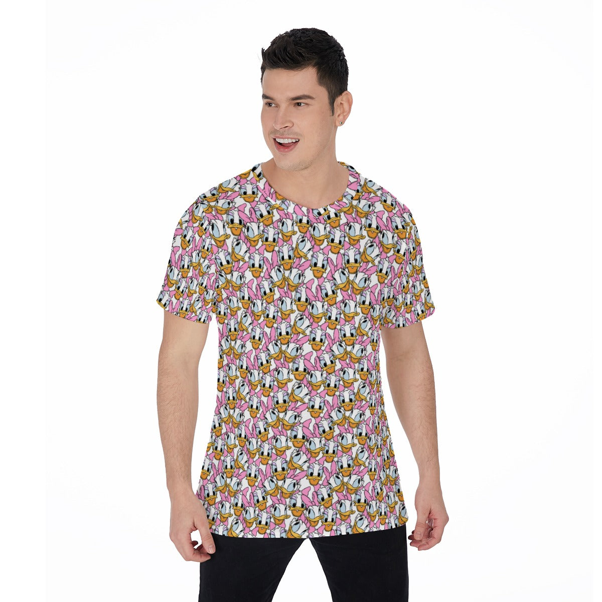 Many Faces of Sassy Duck - Men's Short Sleeve T-Shirt