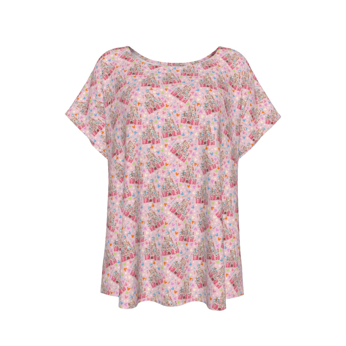25th Birthday Cake Castle - Women’s Relaxed Fit Scoop Tee