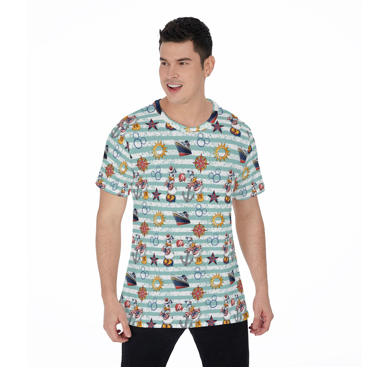 Sailor Duo on Deck - Men's Short Sleeve T-Shirt