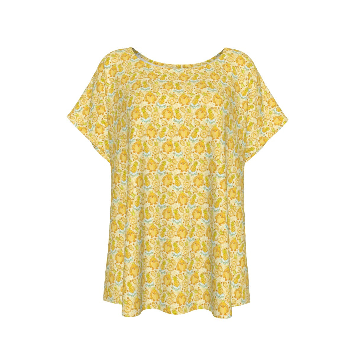 Fruitimals - Pineapple Penguins - Women’s Relaxed Fit Scoop Tee