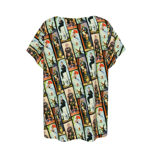 Stretch Room Portraits - Women’s Relaxed Fit Scoop Tee