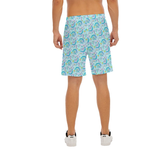 Sun-Kissed Snow Friend - Men’s Pocket Beach Shorts