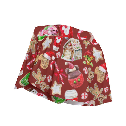Christmas Snack Goals - Women's Flowy Pocket Shorts