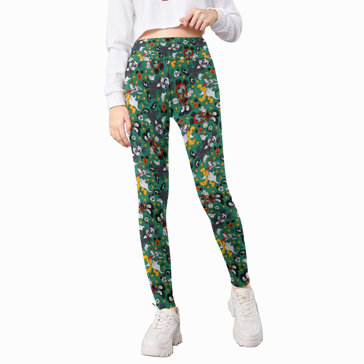 Beloved Couple as Spooky Pair - Kid's Leggings