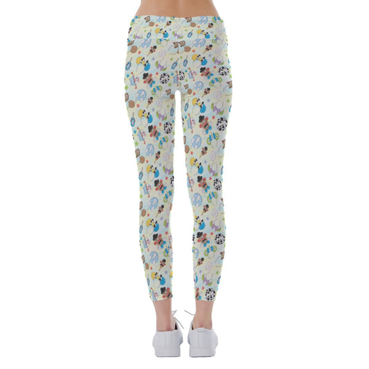 Playful Toy Style Icons - Women's Yoga Leggings