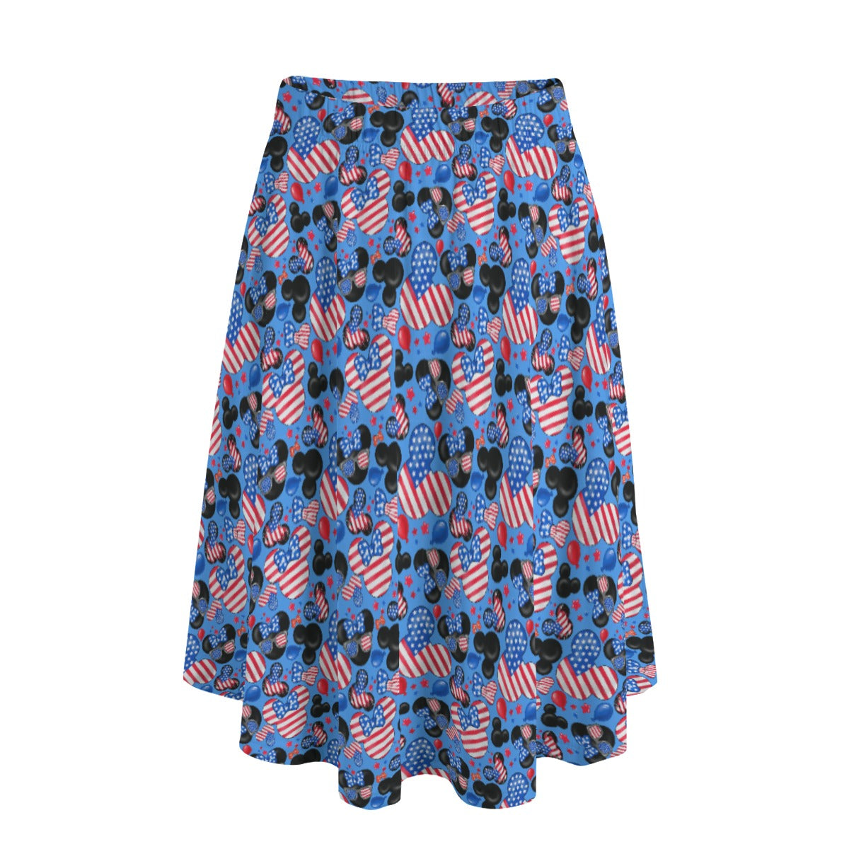 Mouse Fourth of July Celebration - Women’s Pocket Midi Skirt