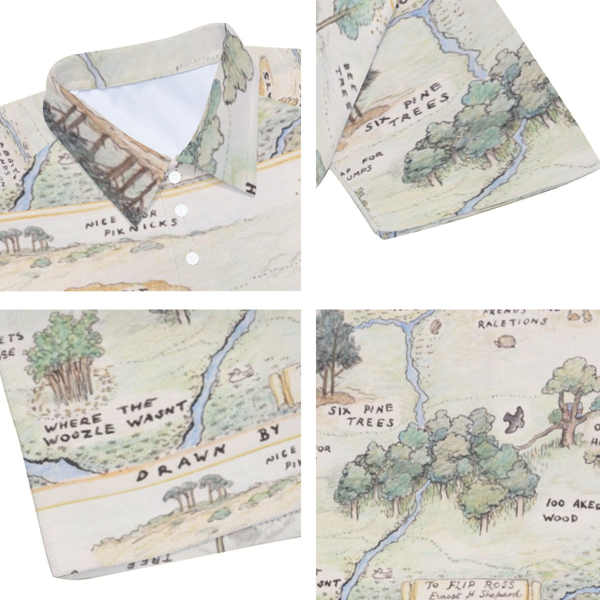 Hundred Acre Map - Men's Polo Shirt