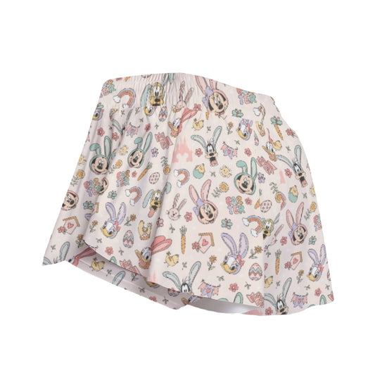 Springtime Friends Celebration Fun - Women's Flowy Pocket Shorts