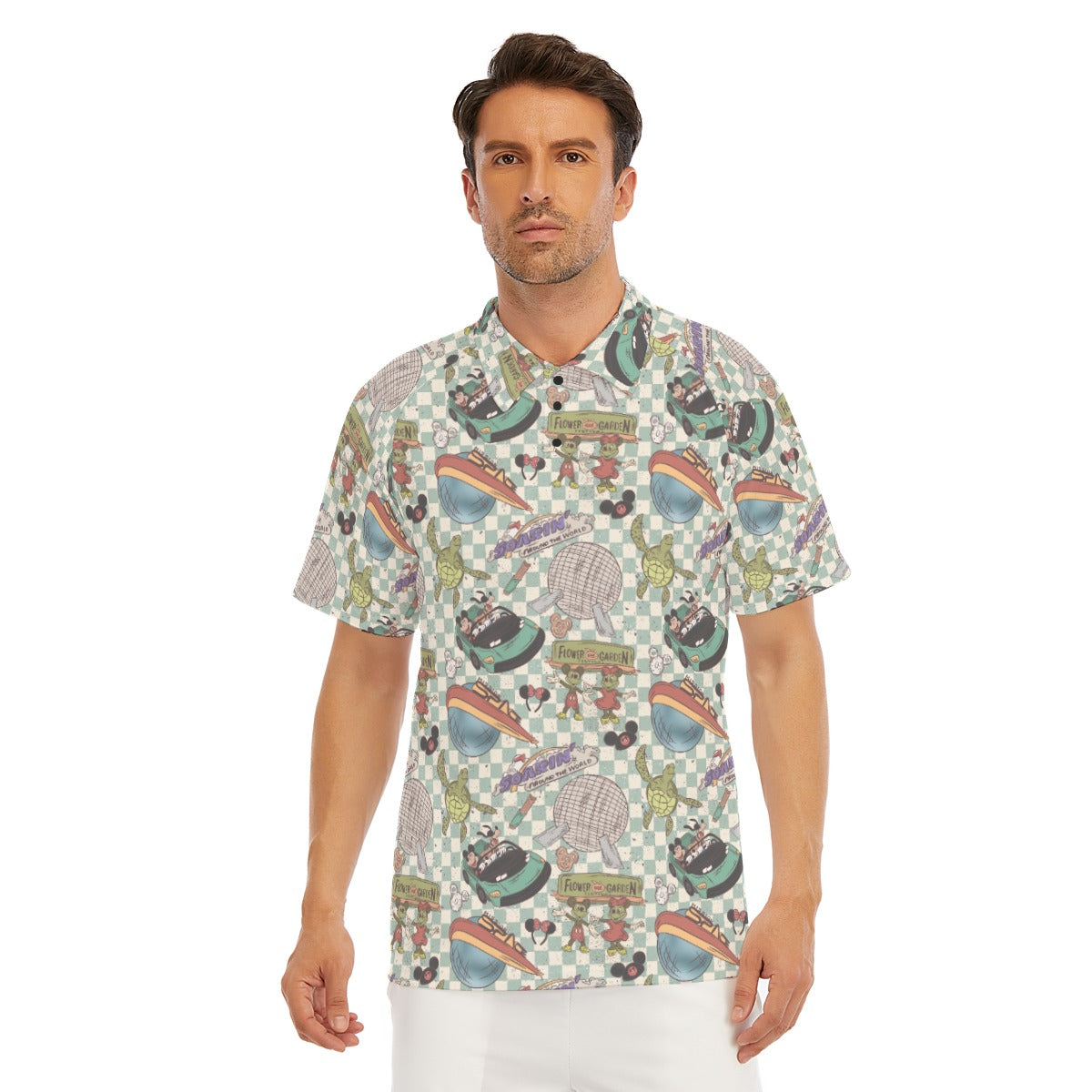 Hand Drawn EC - Men's Polo Shirt