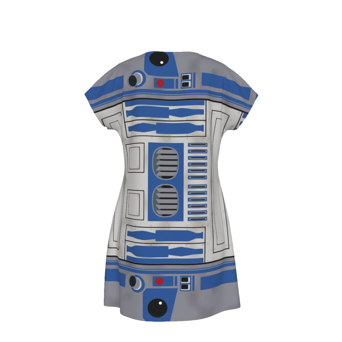 Little Blue Droid - Women's T-Shirt Dress
