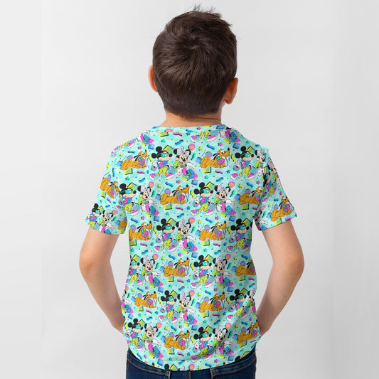 80s Pop Party Pals - Kidās Short Sleeve T-Shirt