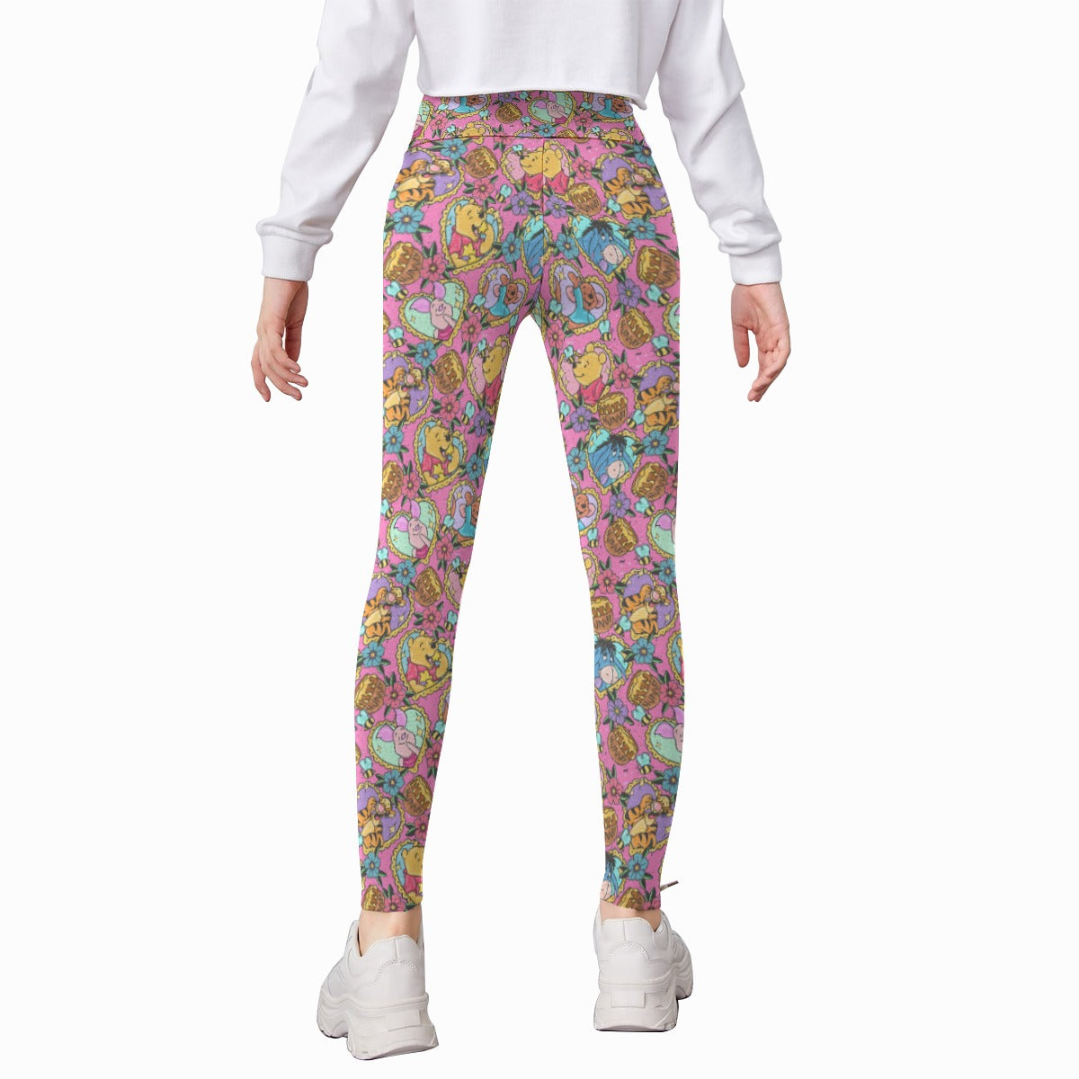 Tattoo Hearts Woodland Friends - Kid's Leggings
