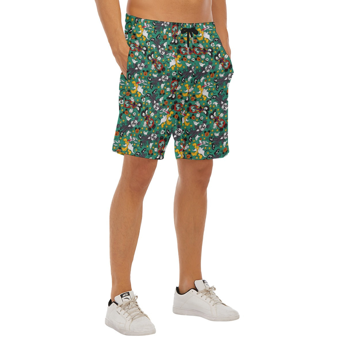 Beloved Couple as Spooky Pairp; Sally - Men’s Pocket Beach Shorts