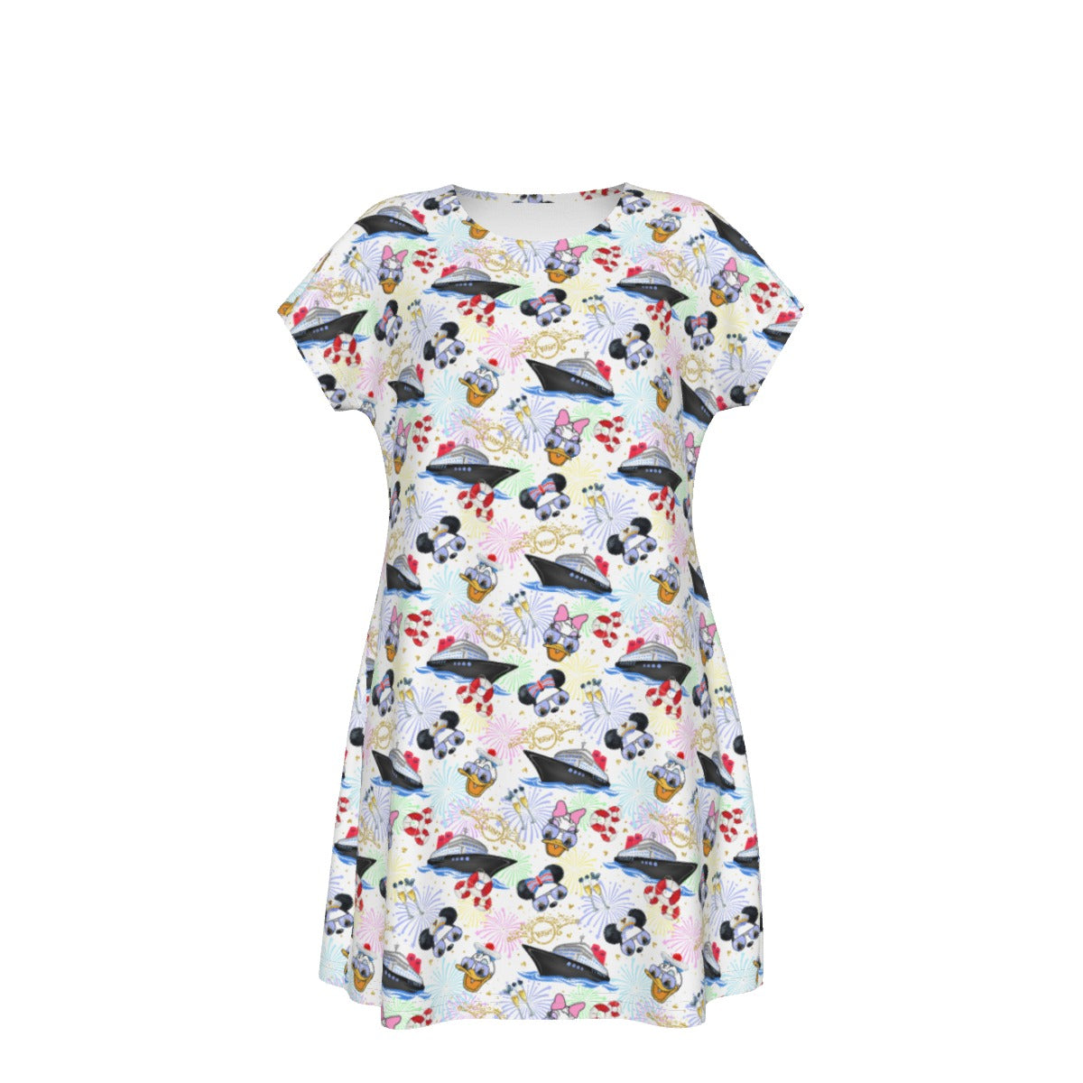 Wish Cruise Celebration - Women's T-Shirt Dress