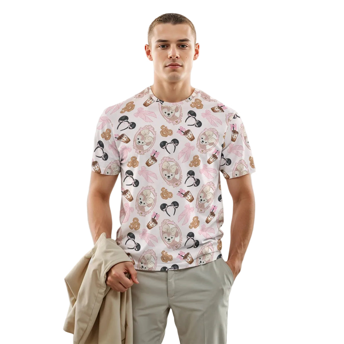 Bow Bear Sweet Day - Men's Short Sleeve T-Shirt