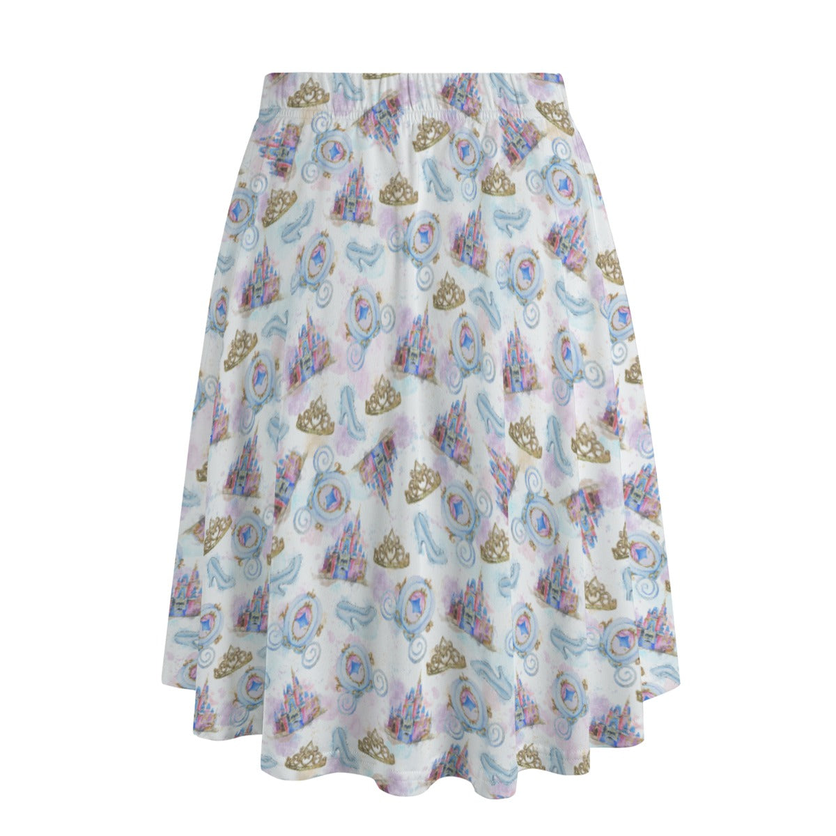Watercolor Fairytale Fantasy - Women’s Pocket Midi Skirt