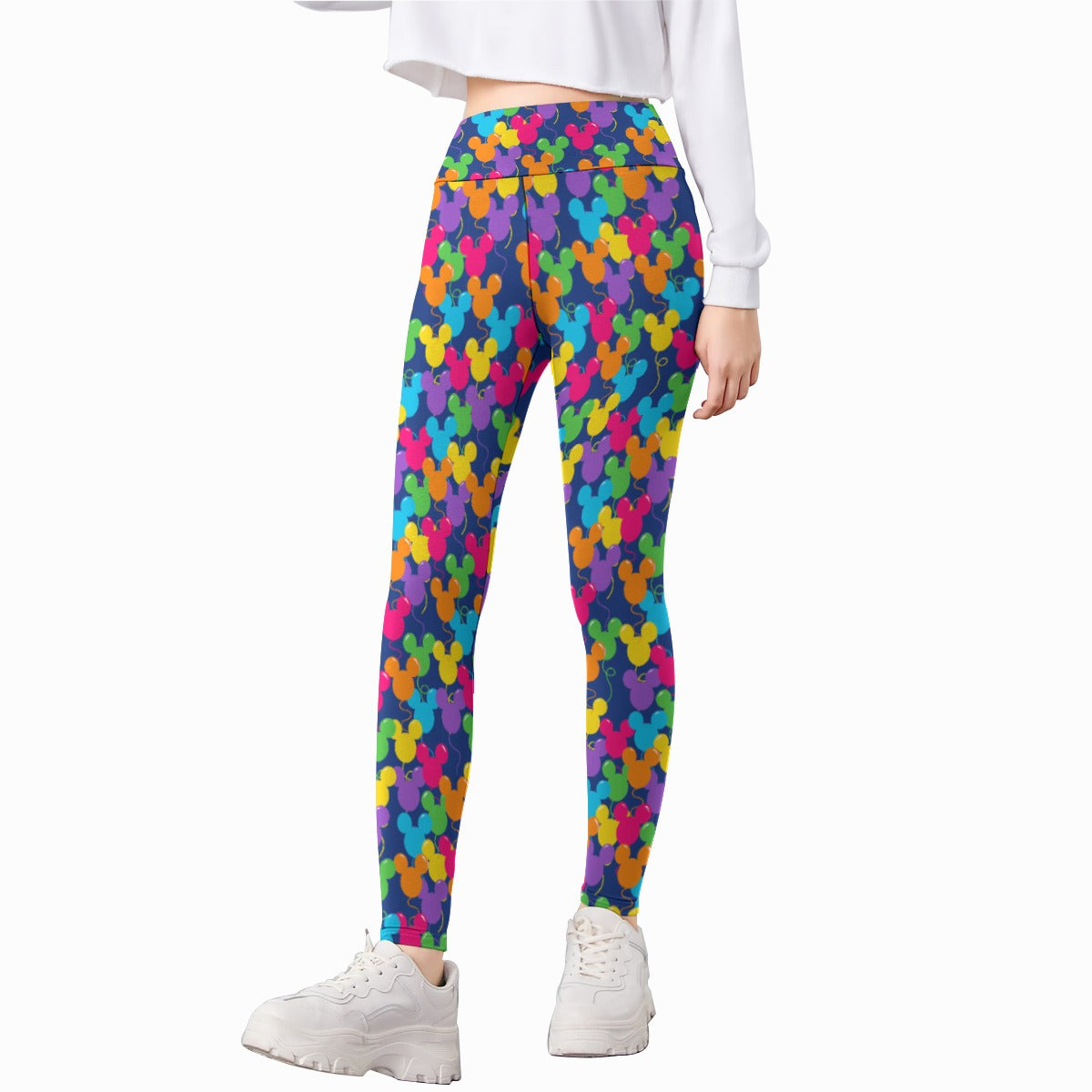 Bright Mouse Ear Balloons - Kid's Leggings