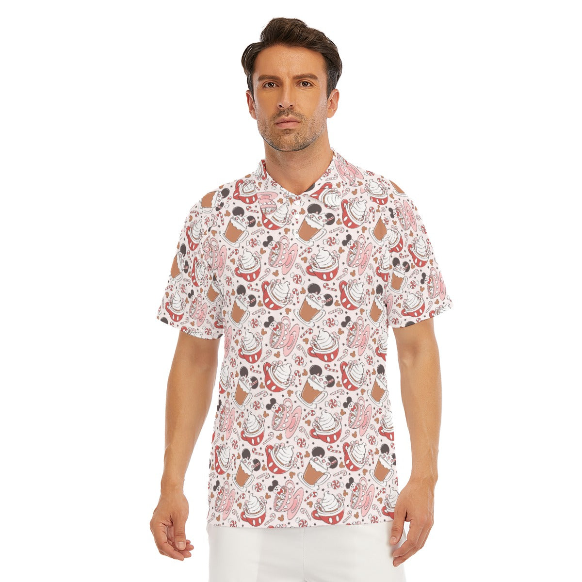 Magic Mouse Hot Chocolate - Men's Polo Shirt
