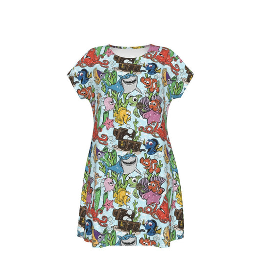 Fish Are Friends Reef - Women's T-Shirt Dress